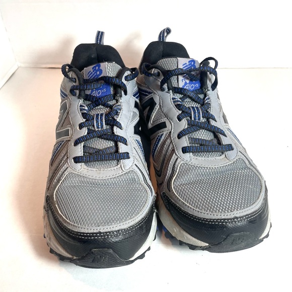 New Balance Men Trail Running Shoes – Gray/Blue Outdoors Performance Wear Size 8 - Picture 8 of 10